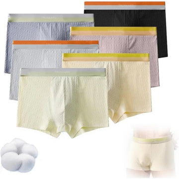 Pack of 6 Men's HygienePro Boxers – Antimicrobial Breathable Underwear