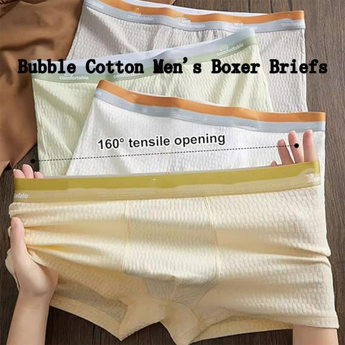 Pack of 6 Men's HygienePro Boxers – Antimicrobial Breathable Underwear